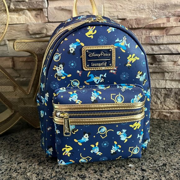 NWT Loungefly Walt Disney World 50th Anniversary Loungefly Mini Backpack main image 5